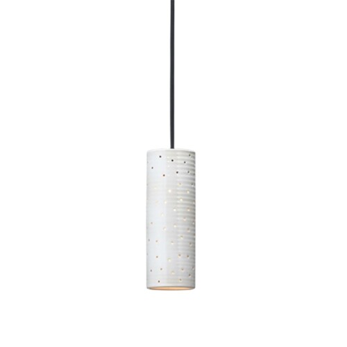 大光電機 DAIKO LEDペンダントライト 土ライト ランプ付 LEDユニットフラット形（径70mm） 4.6W（Gx53）・広角形×1灯 電球色 2700K Ra83 引掛けシーリング取付式 陶器 アイボリー TU-0044