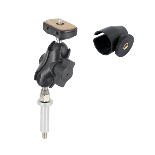 REC-MOUNTS バイク ステムホールマウントセットS[ファイ]13-14 Stem hole mount set for パナソニック ウェアラブルカメラ HX-A1H/HX-A500用