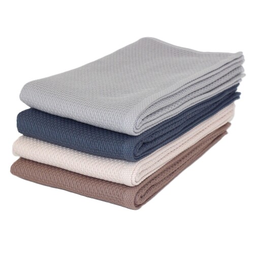 林(Hayashi) バスタオル 約60×120cm ベーシックワッフル 4色セット BP4577-4P