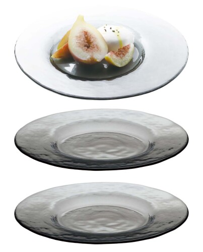 東洋佐々木ガラス 皿 リサイクル プレート 240 セット販売 3個入 大皿 丸皿 器 皿 ガラス皿 食器 46052ESM