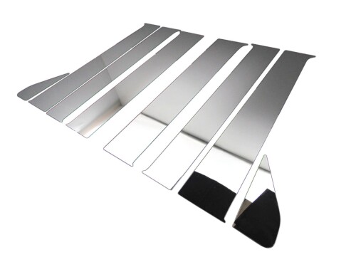 BRIGHTZ タウンボックス DS17W 超鏡面ステンレスメッキピラーパネル バイザー無用 8PC DS17 DS S17 17 タウン ボックス 21751