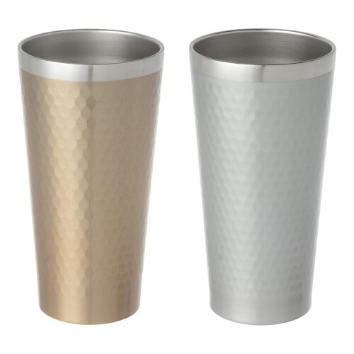 maebata luxe リュクス ペアサーモタンブラー ゴールド＆シルバー 400ml 64154