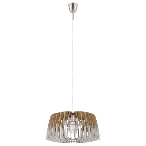 EGLO LED ペンダントライト おしゃれ 北欧 木製 クラシック ARTANA 47.7cm 204431J インテリア照明 リビング ダイニング カフェ ウッド/ホワイト