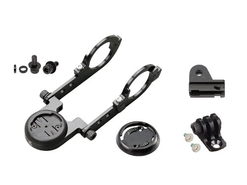 (レックマウント)「第三世代」タイプ19 ガーミン/ポラール用 コンボマウント(タイプ2 GP-K400A+GP-CATHL1付き)ハンドルのクランプ径31.8mm用(標準サイズ)