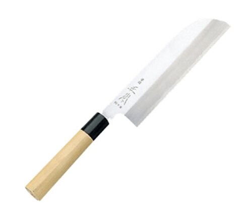 正本 本霞(玉白鋼)鎌形薄刃 21cm KS0721