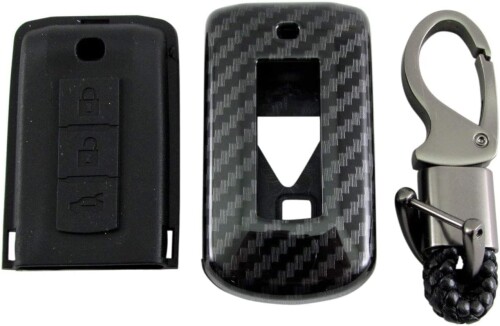 BRIGHTZ アウトランダー GF7W GF8W カーボン調スマートキーケース 黒 GF GF7 GF8 7 8