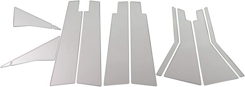 BRIGHTZ CR-V 超鏡面ステンレスメッキピラーパネル バイザー有用 12PC RM M1 M4 1 4 CRV RV C R V