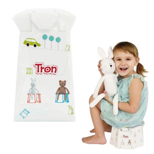 Smart Start 座れる携帯トイレ トロン くま1〜6歳頃まで 25kgまで アウトドアやキャンプ場でも活躍 災害時にも画像