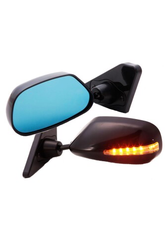 GT2ミラーLED ブラック/手動/右ハンドル車 98-00 カローラ