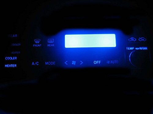 HIACE(ハイエース) エアコンパネル LEDセット(オート.デジタル表示) (カラー)ラグジーブルー H100-D-A-LB