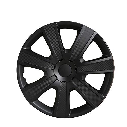 GET-PRO ホイールカバー 15インチ 1台分4枚セット トヨタ オリジン (ブラック&カーボン)「ホイールキャップ セット タイヤ ホイール アルミホイール」 L085BPM15-078