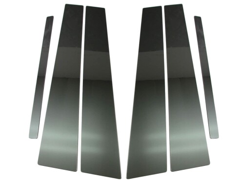 BRIGHTZ スカイライン V37 超鏡面ステンレスブラックメッキピラーパネル バイザー無用 6PC RV37 HV37 HNV37 HV37 HNV37 YV37 ZV37
