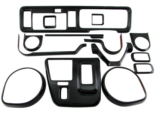 BRIGHTZ ピクシスバン S321M S331M 後期 インテリアパネルセット 14PC ピアノブラック S321 S331 321 331 ピクシス バン