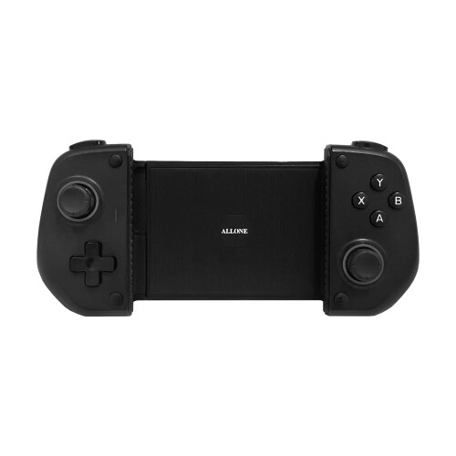 アローン(Allone) スマホ用モバイルゲームパッド ブラック 20.5×4×9.5cm iOS16以上／Android 13以上のスマートフォン対応 サイズに合わせて伸縮可能 持ち運びに便利 マクロ設定可能 黒 ALG-MOGPADB