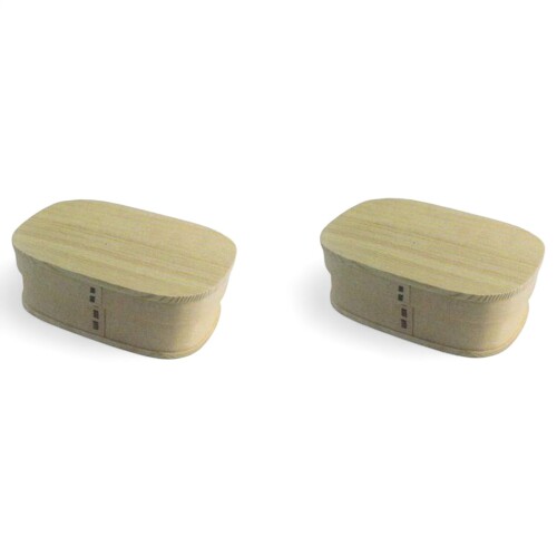 J-kitchens 弁当箱 2pcs セット 木の膳 ナチュラル ディナーウェア 木製 NO.177278