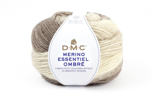 ディーエムシー(DMC) OMBRE オンブレ 毛糸 極太 #1004 茶・白系 150g 285m DMC8153