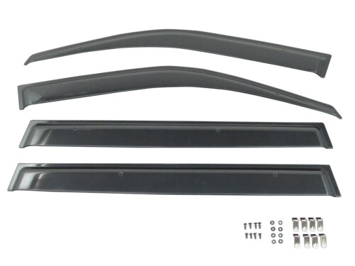 BRIGHTZ クルーガーL 20 25 最高級サイドドアバイザー 金具付 クルーガー L ACU20W ACU25W MCU20W MCU25W ACU MCU 20W 25W ACU20 ACU25 MCU20 MCU25 12388