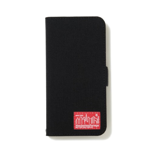 ManhattanPortage（マンハッタンポーテージ）CORDURA NYLON Book Type Case BLACK iPhone16 Pro 手帳型