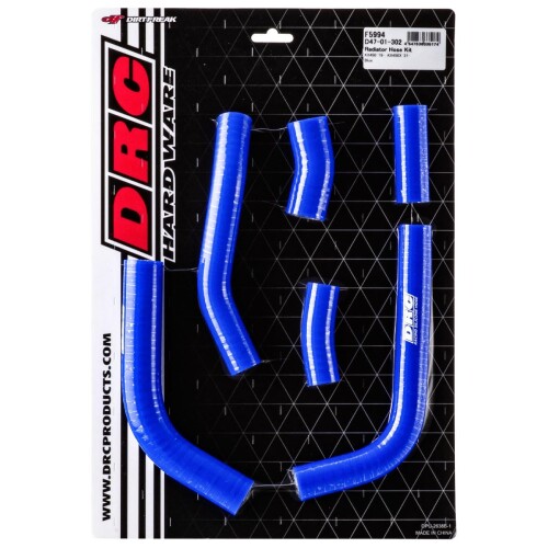 ディーアールシー(DRC) KX450 '19-23,KX450X '21-23 ラジエターホースキット ブルー 多層構造 高耐圧 高耐熱 -40度から260度対応 F5994 7,906円