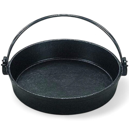 J-kitchens IH対応 クラシック キャンプ 鍋 なべ 28ｃｍ 鍋 なべ ツル付 28x28x6cm 鉄 日本製