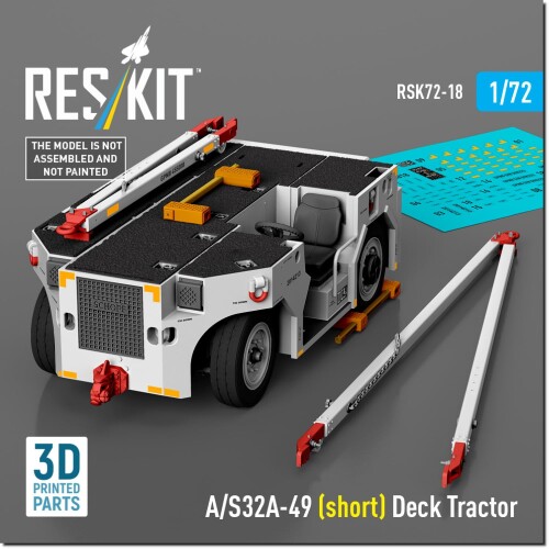 レスキット 1/72 アメリカ A/S32A-49 艦載牽引トラクター レジンキット RSKS72-0018 (軍用車両)