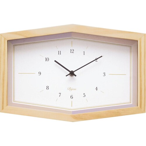 エルコミューン 壁掛け時計 Bijou Wall Clock Amethyst WCL-018