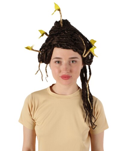 Wigs2you ウィッグ H-5663-BR ハロウィンとパーティープレミアム レディースモダンメデューサスネークウィッグ ブラウンカラー
