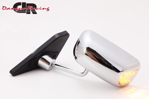 GT1ミラーLED クローム/手動/右ハンドル車 アウディ A4(8E)