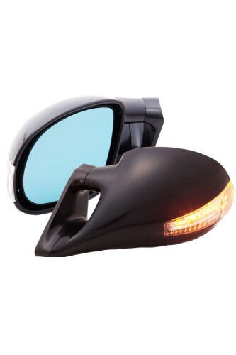 DTM2ミラーLED ブラック/電動/左ハンドル車 アウディ A3(8L)