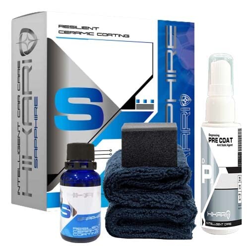 コーティング セラミックコーティング 車 30ml クリーナー セット HIKARI SAPPHIRE
