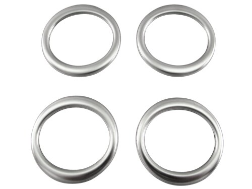 BRIGHTZ サクシードハイブリッド NHP160V ステンレスセンターホイールキャップリング 4PC サテンシルバー NHP160 P160 NHP サクシード ハイブリッド ハイブリット