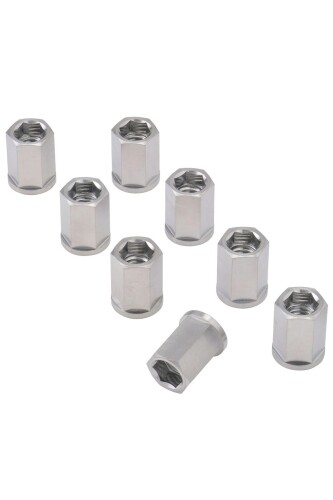 ジータレーシング(ZETA RACING) チタン エキゾーストナットセット M8 P1.25 (8個) 汎用 ダートフリーク DIRTFREAK D6972(旧品番:ZT36-1088)