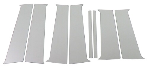 BRIGHTZ デックス 400系 超鏡面ステンレスメッキピラーパネル バイザー無用 8PC 1207