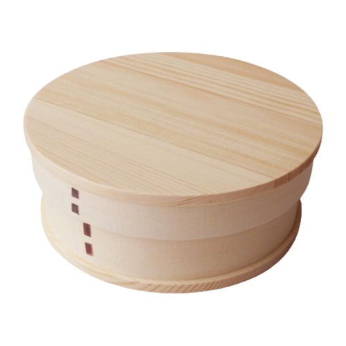 J-kitchens 曲げわっぱ 弁当箱 木製 NEW かぶせ型 丸 一段 弁当箱 ナチュラル Φ14.5cm × 6cm 650ml Current model 4,290円