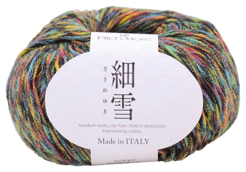 ハマナカ リッチモア 毛糸 細雪 (ささめゆき) COL. 7 マルチ 系 40ｇ 約132ｍ 5玉 セット 3818セット
