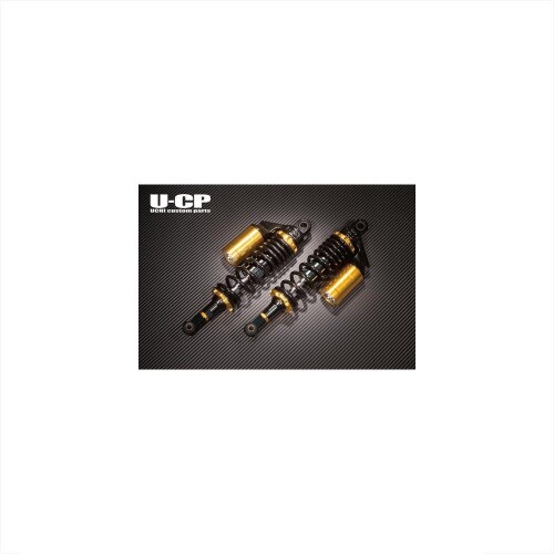 U-CP(ウチカスタムパーツ) オリジナルローダウンサス ブラック/ゴールド GB350/GB350S (NC59) UCSUT32BKGDHO108