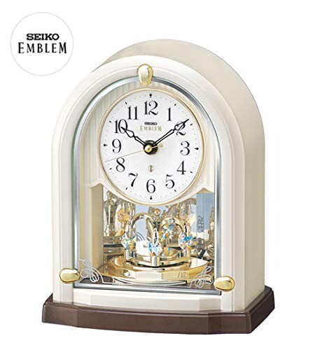 SEIKO EMBLEM 置き時計 206×165×110mm 電波 アナログ HW593W 13,662円