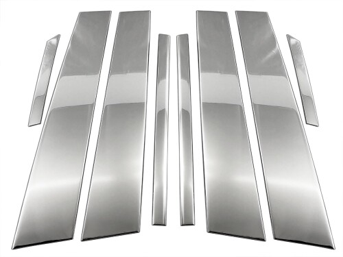BRIGHTZ ゴルフR CDDNFF 超鏡面ステンレスメッキピラーパネル バイザー無用 8PC CDDVW ゴルフ R