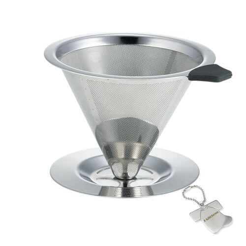 J-kitchens フィルター 不要 コーヒー ドリッパー ステンレス 製 １～２人用 オリジナルタグ付 4,712円