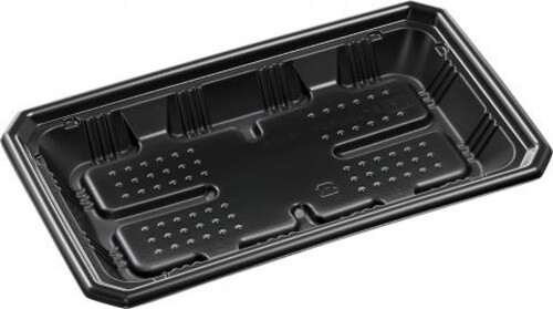エフピコ(Fpco) FTレンジ角25-15(25) 耐寒黒 1ケース 400入り 9XY3