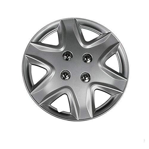 GET-PRO ホイールカバー 14インチ 1台分4枚セット (シルバー) ダイハツ エッセ ホイールキャップ L049B14-031