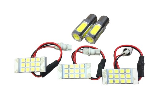 ジェイバス用乗降口&運転席(7.5wLED)+ステップLEDｘ3 5点セット