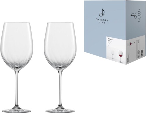 ツヴィーゼル グラス（ZWIESEL GLAS） ワイングラス プリズマ 赤ワイン（ボルドー）用 ボルドー 2個ペア マシンメイド m122329