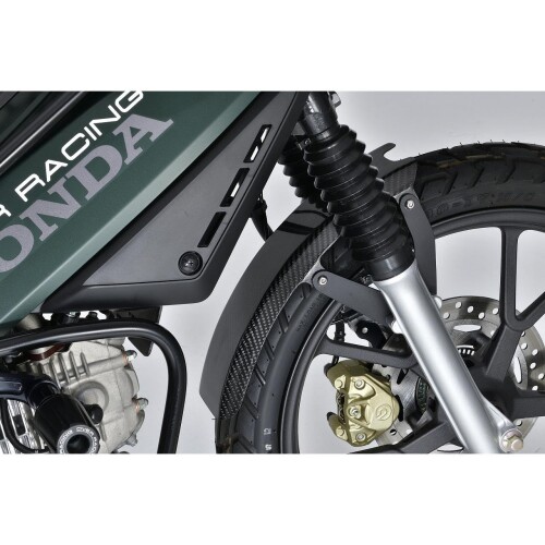 オーヴァーレーシング(Overracing) フロント ダウン ハーフ フェンダー カーボン CC110 73-125-02C