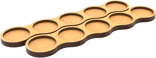 グリーンスタッフワールド MDFムーブメントトレイ - 丸型ベース用 28.5mm 5x1 (2枚入) 展示ベース GSWD-12575画像