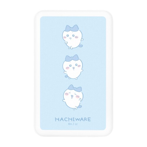 グルマンディーズ ちいかわ MagSafe対応 ワイヤレスリチウム充電器 5000mAh ハチワレ CK-78B