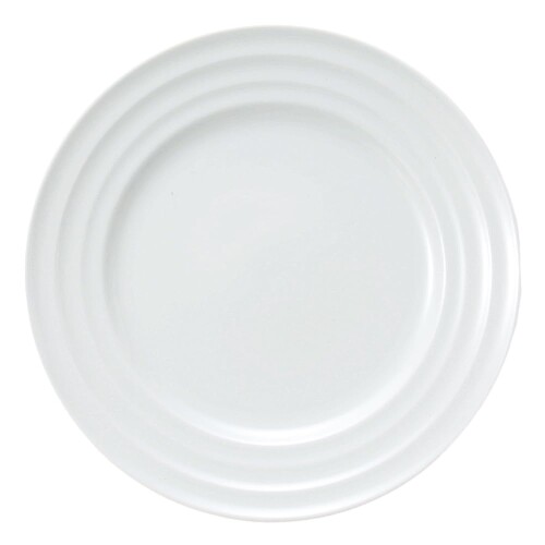YAMATSU STANDARD (Linea 26cmディナー皿・5枚セット) メイン皿 大皿 丸皿 プレート 食洗機 電子レンジ 陶磁器 業務用OK 軽い OC24