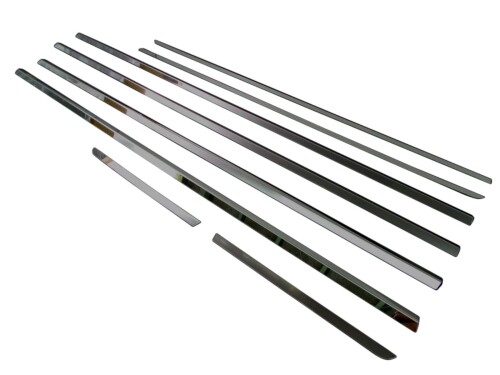 BRIGHTZ ヴォクシー 60 65 超鏡面ブラックメッキステンレスウィンドウモール 8PC AZR60G AZR65G AZR R60 R65 ヴォクシィ ボクシィ ボクシー 4884