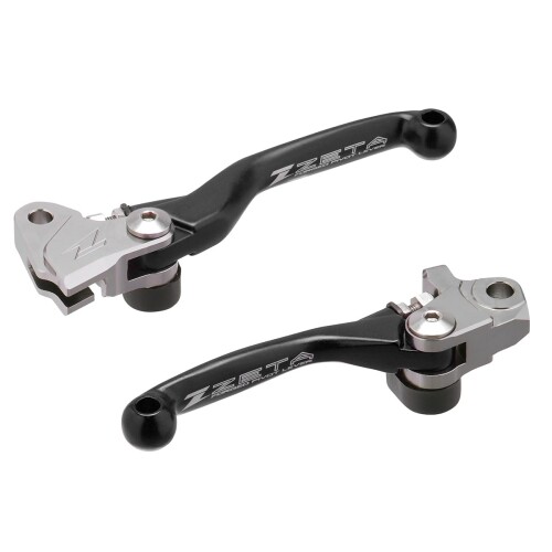 ジータレーシング(ZETA RACING) YZ125/250 '08-14,YZ250F '07-08,YZ450F '08, KX250F/450F '13-18,KX250 '19-20 ピボットレバーセットFP 3フィンガーブラック F5049 15,346円
