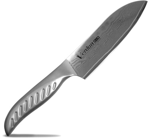 下村工業 日本製 ヴェルダン ダマスカス包丁 三徳 160mm 食洗機 対応 OVD-201